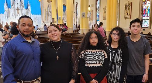 Aury Abreu y familia