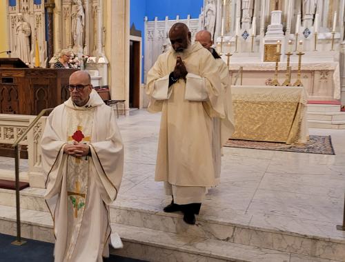 Father Jorge and Deacon Osvaldo