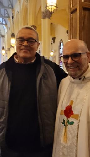 Fr Jorge and Cesar