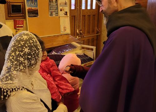 Fr Peter and parishioners - 2