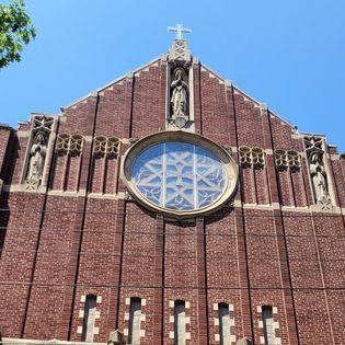 Holy Rosary Shrine Front Wall