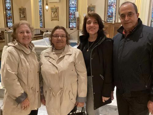 Algadiela DeMelo, Silvina Madruga, Fatima and Antonio Andrade