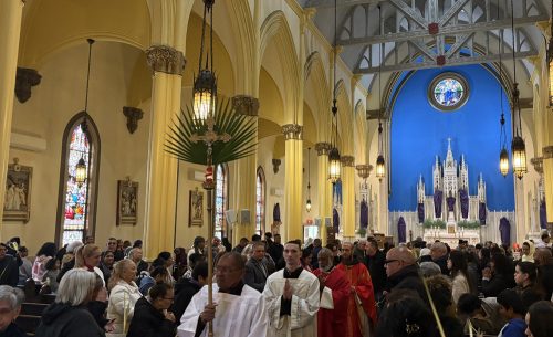 Palm Sunday procession