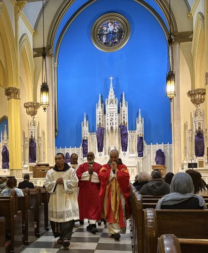 Adoration procession