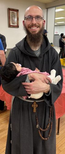 Fr Francis and a friend